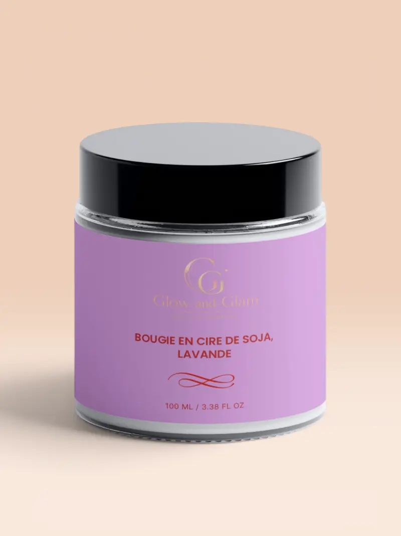 BOUGIE EN CIRE DE SOJA, LAVANDE
