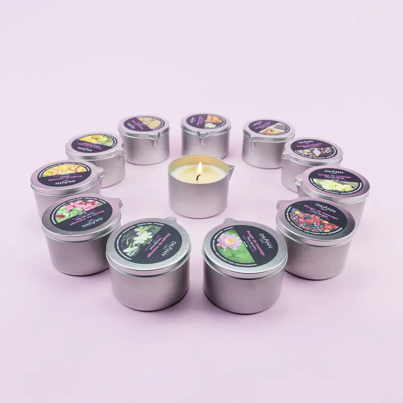 Bougies de massage Oxann 100% Naturelle