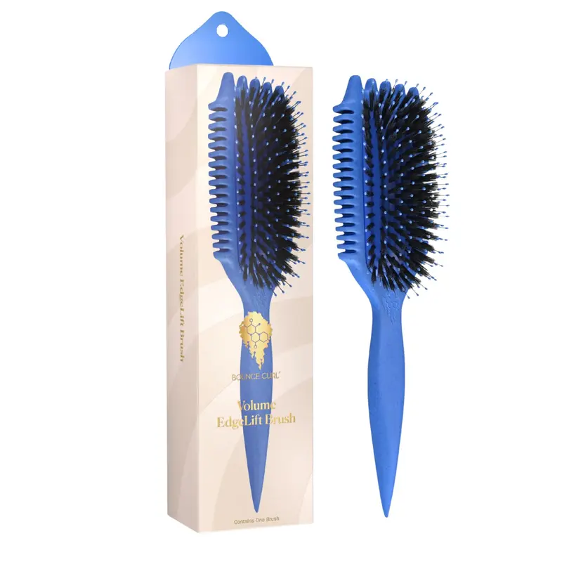 Bounce Curl Volume EdgeLift Brush – Brosse 5-en-1 pour boucles volumisées et définies | Bleu