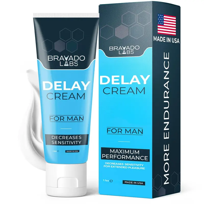 Bravado Labs Endurance Crème pour Hommes – Contrôle de sensibilité, Absorption rapide, Non gras – Fabriqué aux États-Unis
