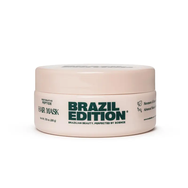 BRAZIL EDITION Masque Peptide Restoratif – Réparation en 2 Minutes, Hydratation & Brillance