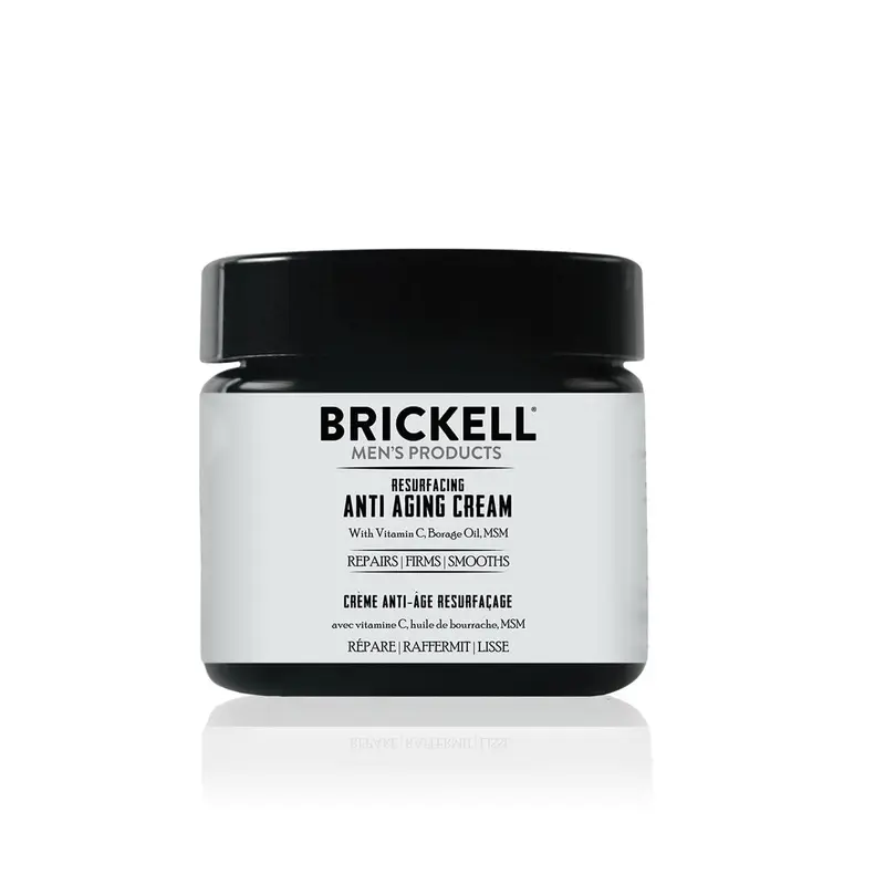 Brickell Crème Visage Resurfacante Anti‑Âge – Vitamine C, Naturelle et Bio – 60 ml