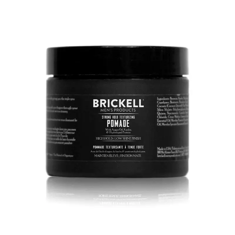 Brickell Pommade Fibre à Tenue Ferme – Naturelle et Bio, 2 oz