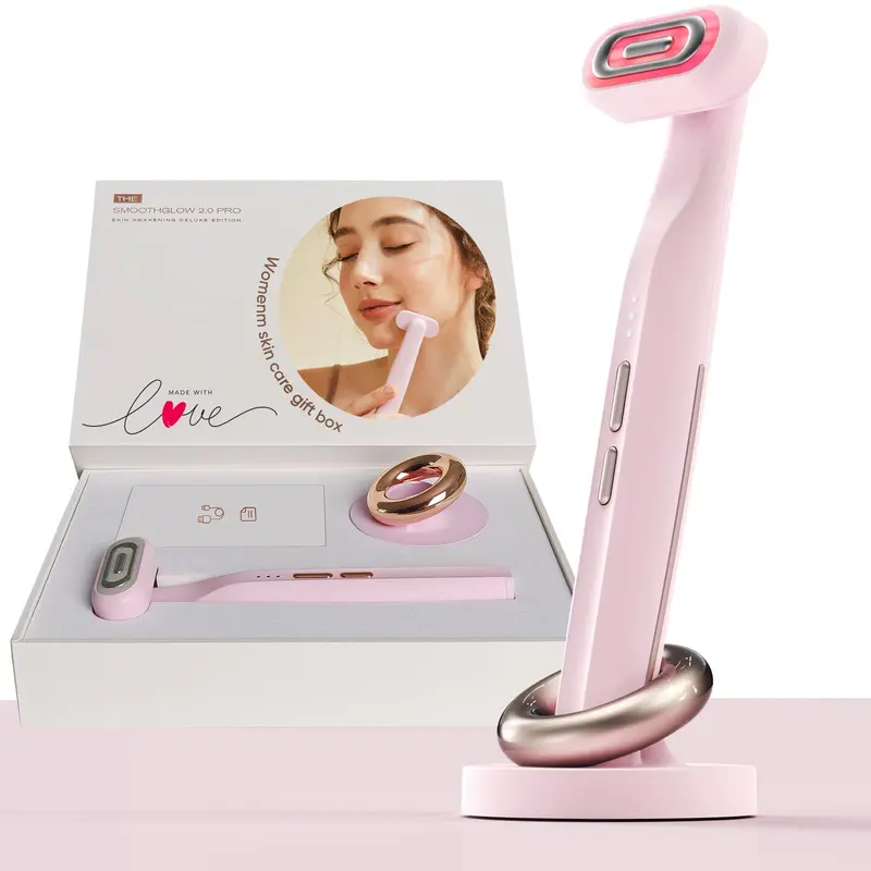 Bridigi SMOOTHGLOW 2.0 PRO – Thérapie LED 9 en 1 pour le visage | Soin à domicile