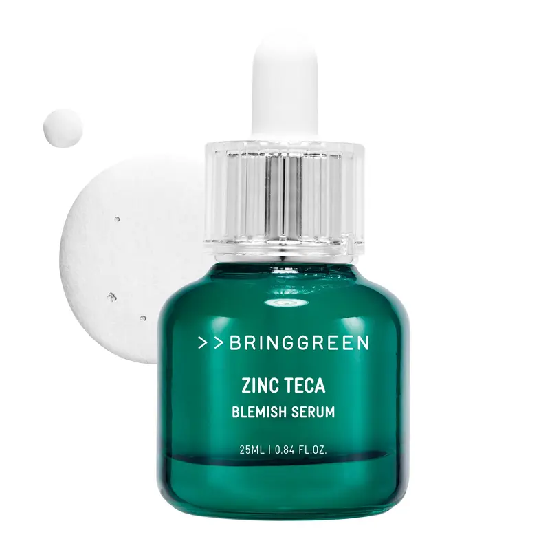 BRING GREEN Zinc TECA Sérum Niacinamide | Soin apaisant pour peau sensible, pores réduits et hydratation