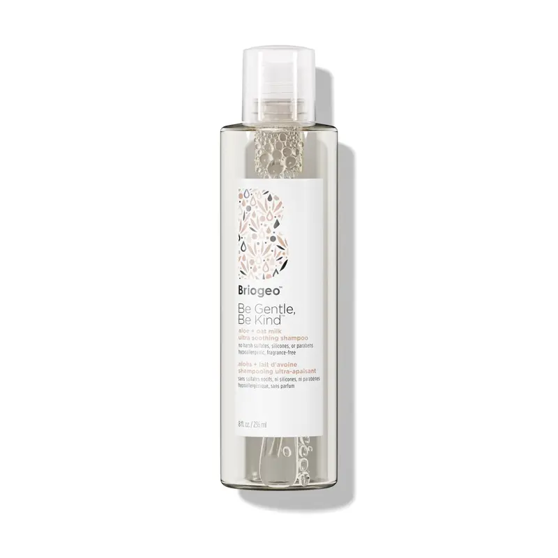 Briogeo Be Gentle Be Kind Aloe + Lait d'Avoine — Shampooing Ultra Apaisant, Hypoallergénique, Sans Parfum, Vegan & Cruelty-Free, 8 fl oz