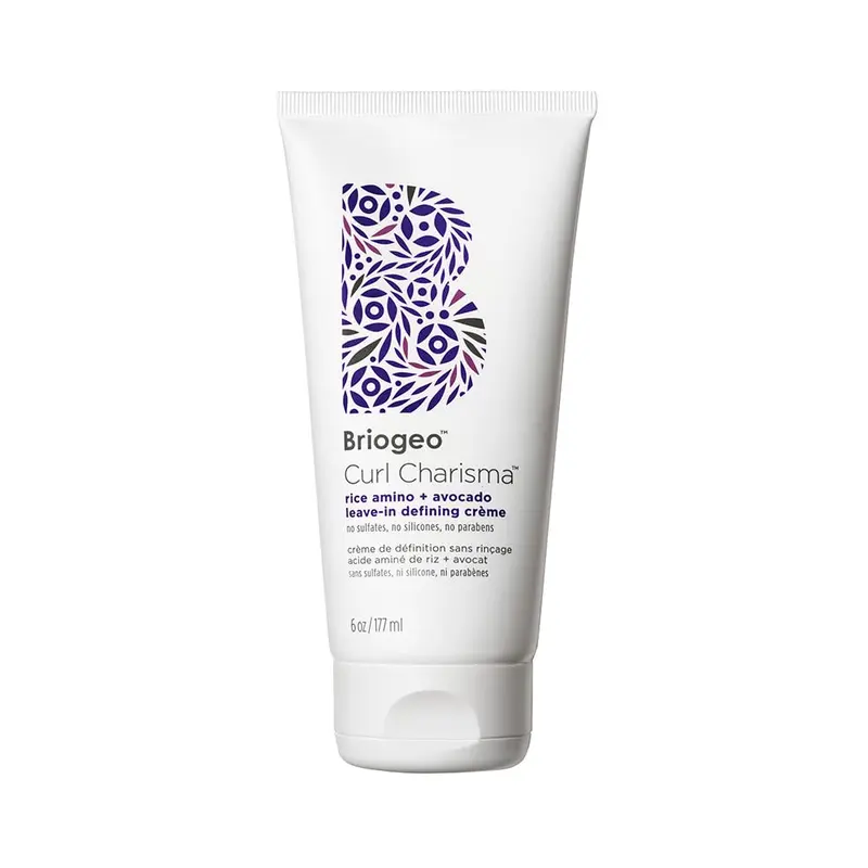 Briogeo Curl Charisma Rice Amino + Avocado – Crème sans rinçage définissante pour boucles, hydratation et anti-frizz
