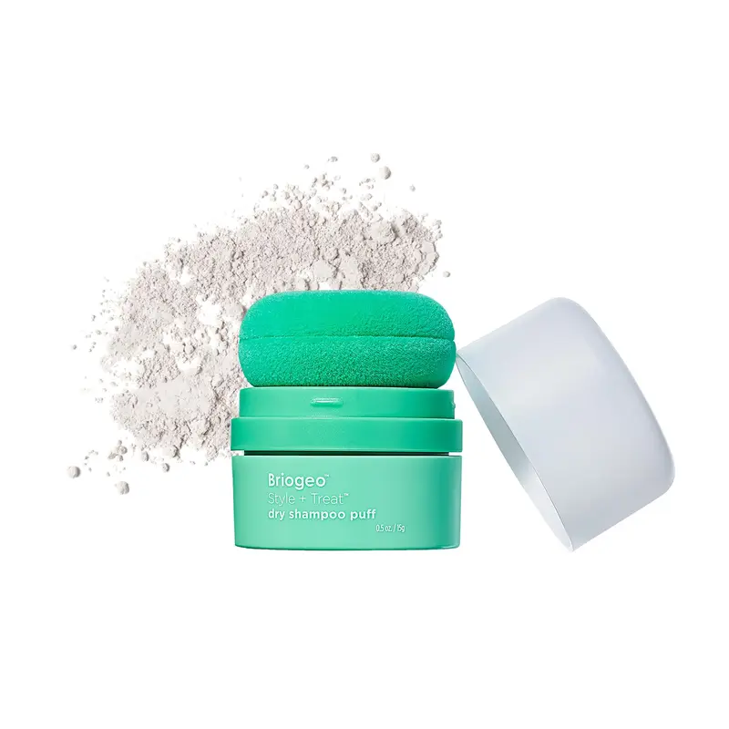 Briogeo Poudre Sèche Style et Trait Puff – Universelle pour toutes les couleurs, fini mat, sans talc ni benzène – 15 g
