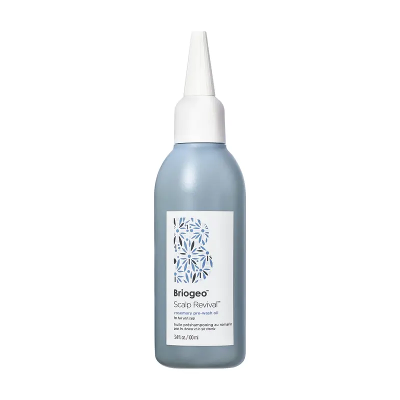 Briogeo Scalp Revival Huile Pré-Lavage Romarin – Hydratation Cuir Chevelu et Cheveux Renforcés, 3,4 oz