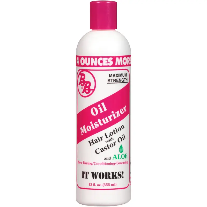 Bronner Bros BB Huile Hydratante pour Cheveux – Soin capillaire léger et sans alcool, cheveux abîmés, 355 ml