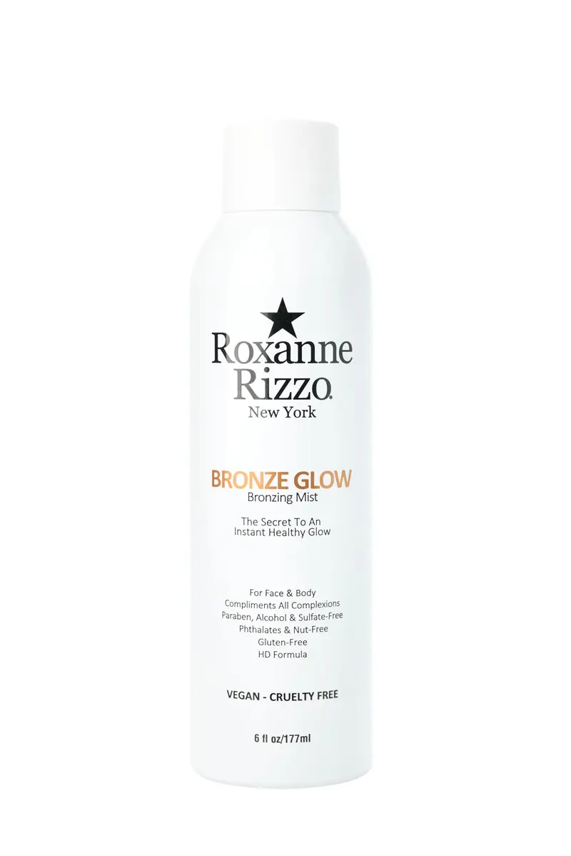 Bronze Glow – Bronzant en spray instantané visage et corps | Roxanne Rizzo
