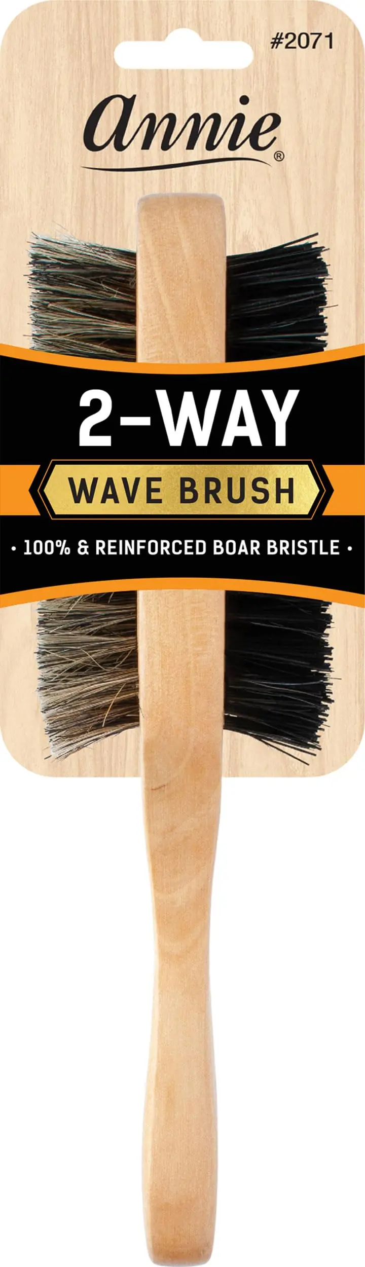 Brosse Annie 2-Voies Ondulante – Poils de Sanglier 100% Renforcés (#2071)