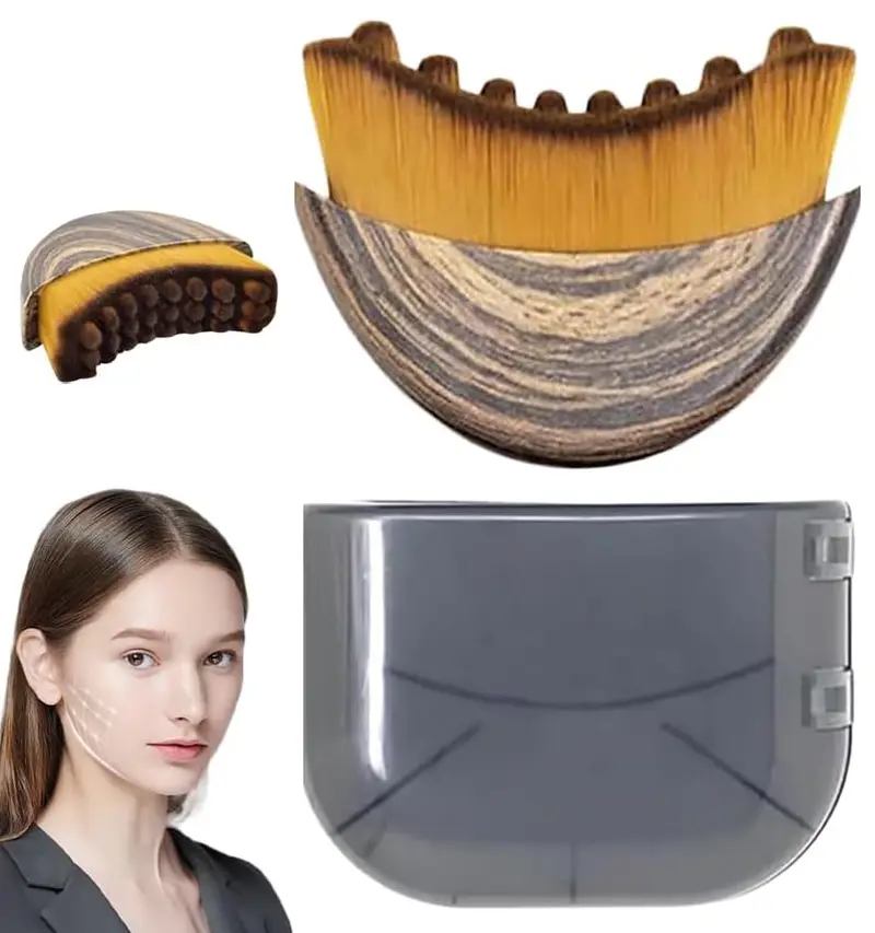 Brosse Contour lymphatique pour le visage – Drainage facial et contour de la mâchoire