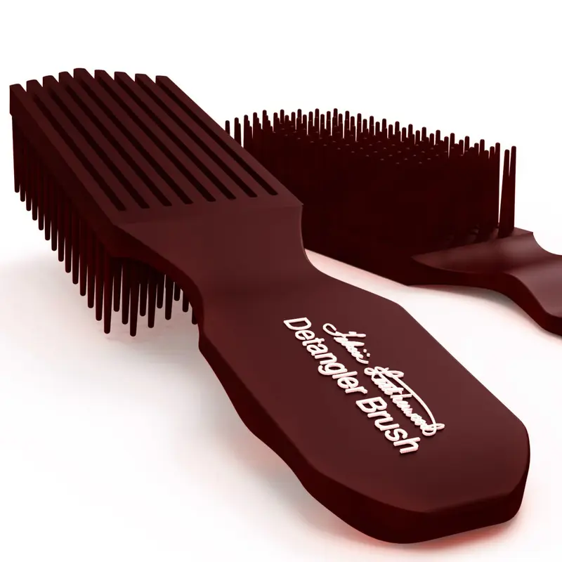 Brosse Démêlante Maroon par Felicia Leatherwood – pour cheveux bouclés, raides et afro | Brush With The Best