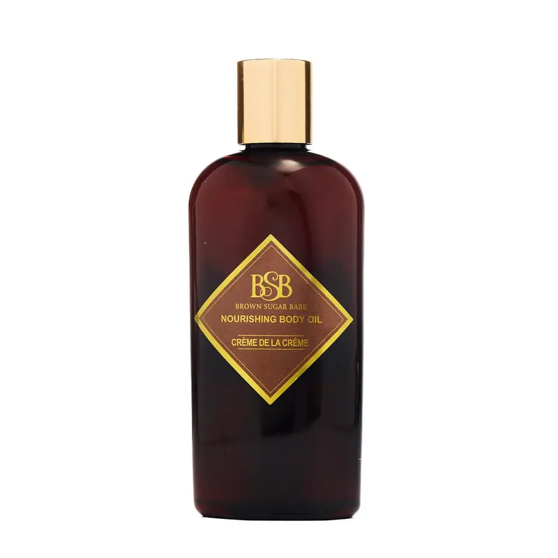 Brown Sugar Babe Crème de la Crème — Huile corporelle parfumée Jasmin & Vanille, hydratante, sans parabènes, Fabriquée aux États-Unis
