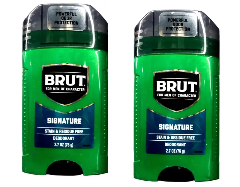 Brut Déodorant Signature – Senteur emblématique, Pack de 2 (2 x 2,7 oz)