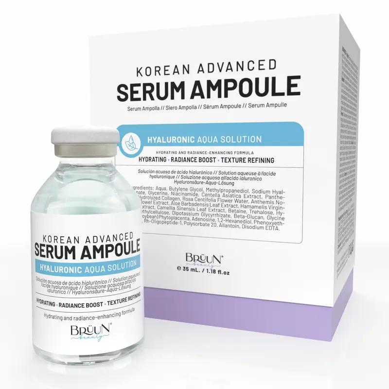 BRÜUN HY - Ampoule Sérum Hyaluronique Contrôle pour le Visage — 35 ml