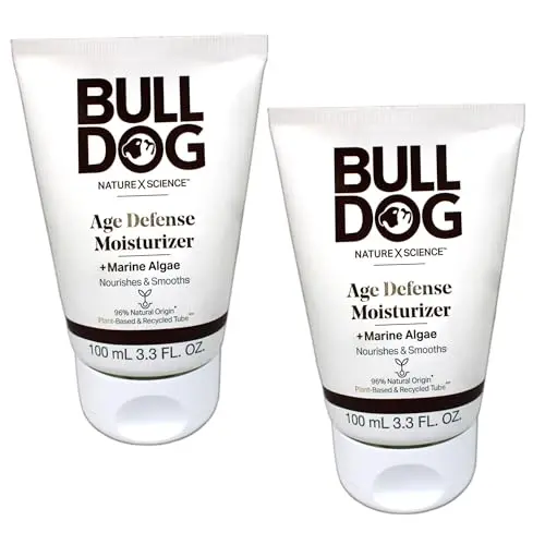 Bulldog Crème Visage Défense Anti-âge – Pack de 2, 3,3 oz