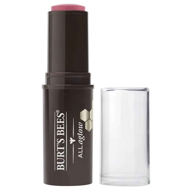 BURT'S BEES Stick Lèvres et Joues All Aglow – Teinte Bay, 0,32 oz | Teinte naturelle et hydratante
