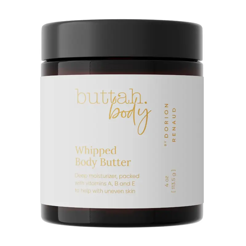 buttah. par Dorion Renaud Beurre Corporel Fouetté 4oz – 100% Naturel et Biologique