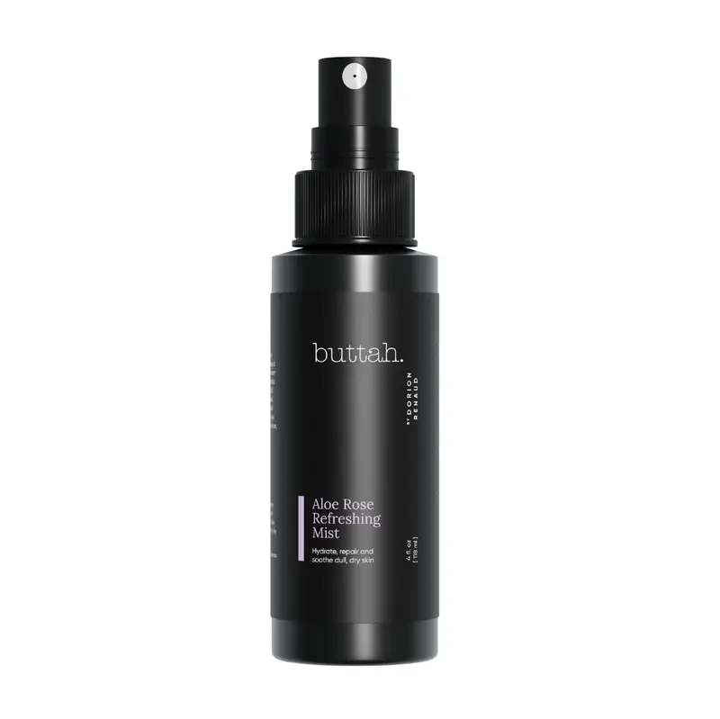Buttah Skin par Dorion Renaud – Aloe Rose Refreshing Mist 4 oz | Brume hydratante visage à l’eau de rose