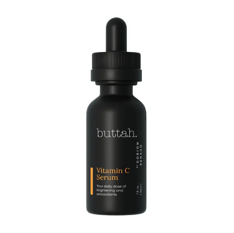 Buttah Skin Sérum vitamine C pour le visage — 30 mL, vitamine E, acide férulique, thé vert
