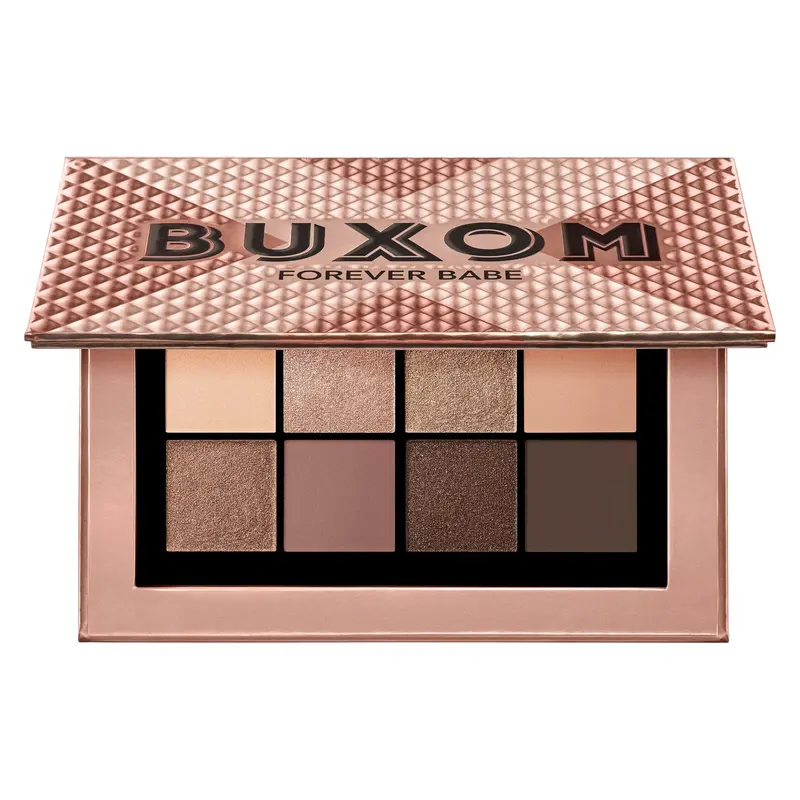 BUXOM Palette Yeux Iconiques Nudes – Fards pigmentés, longue tenue et finis variés