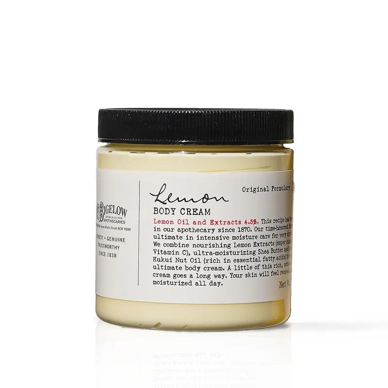 C.O. Bigelow Crème Corporelle Citron 8oz – Hydratation Douce