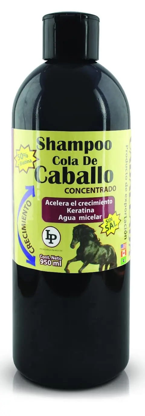 CABALLADO Shampoing sans sel (950 ml) – Accélère la croissance des cheveux