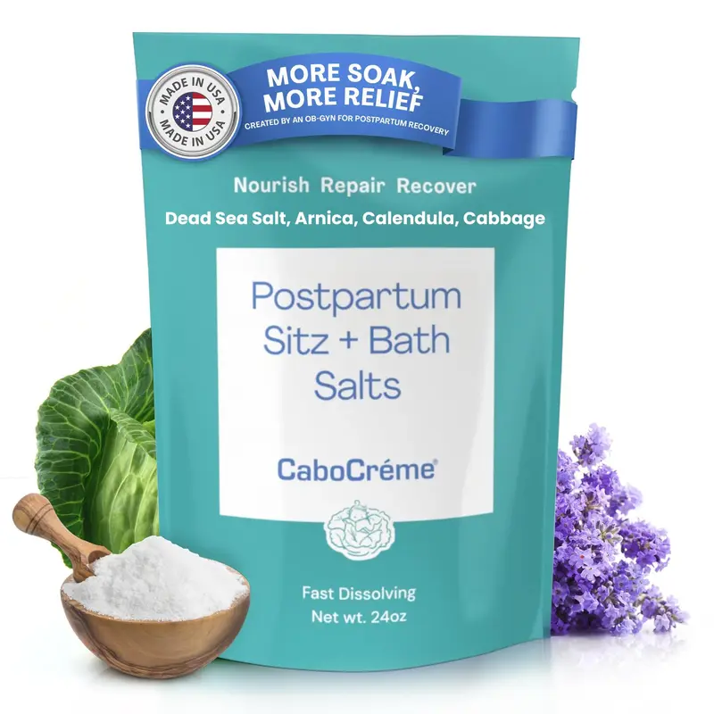 Cabocreme Sitz Postpartum – Sels de Bain Postpartum 24 oz