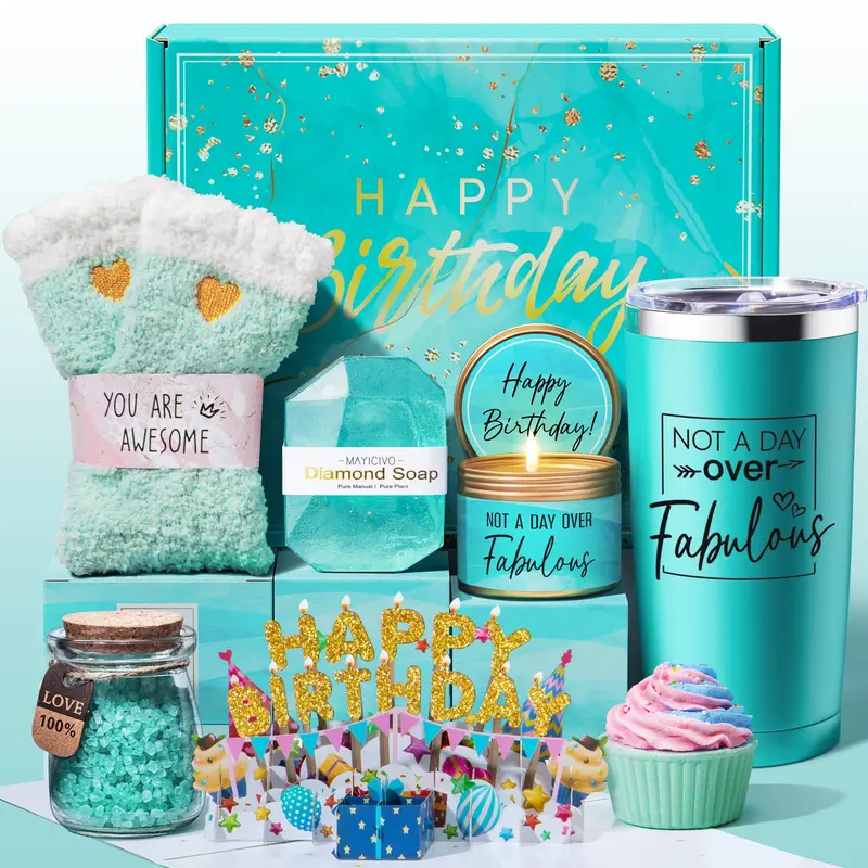 Cadeaux d'anniversaire pour femmes MAYICIVO – Coffret spa océan relaxant et cadeau unique