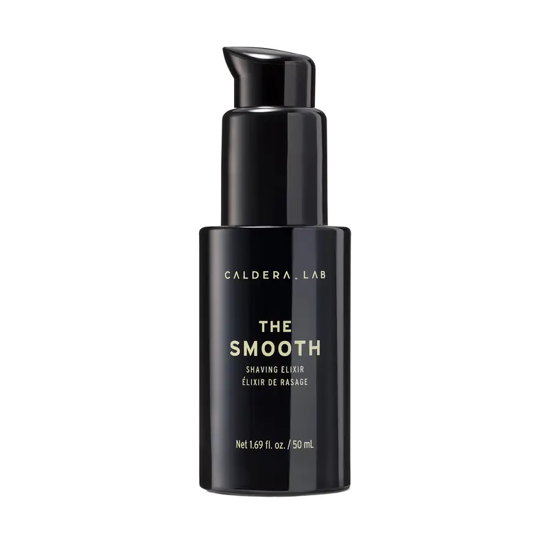 Caldera + Lab The Smooth – Élixir de rasage exfoliant, vegan et biologique
