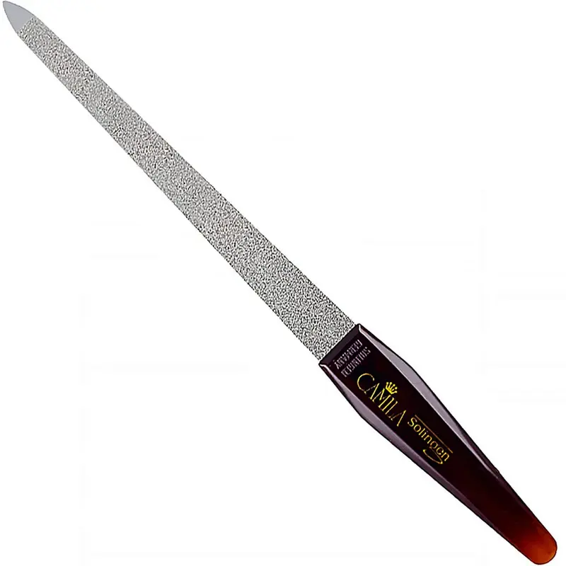Camila Solingen CS18 Lime à Ongles Métal Saphir – Lime Double Face 7 Pouces