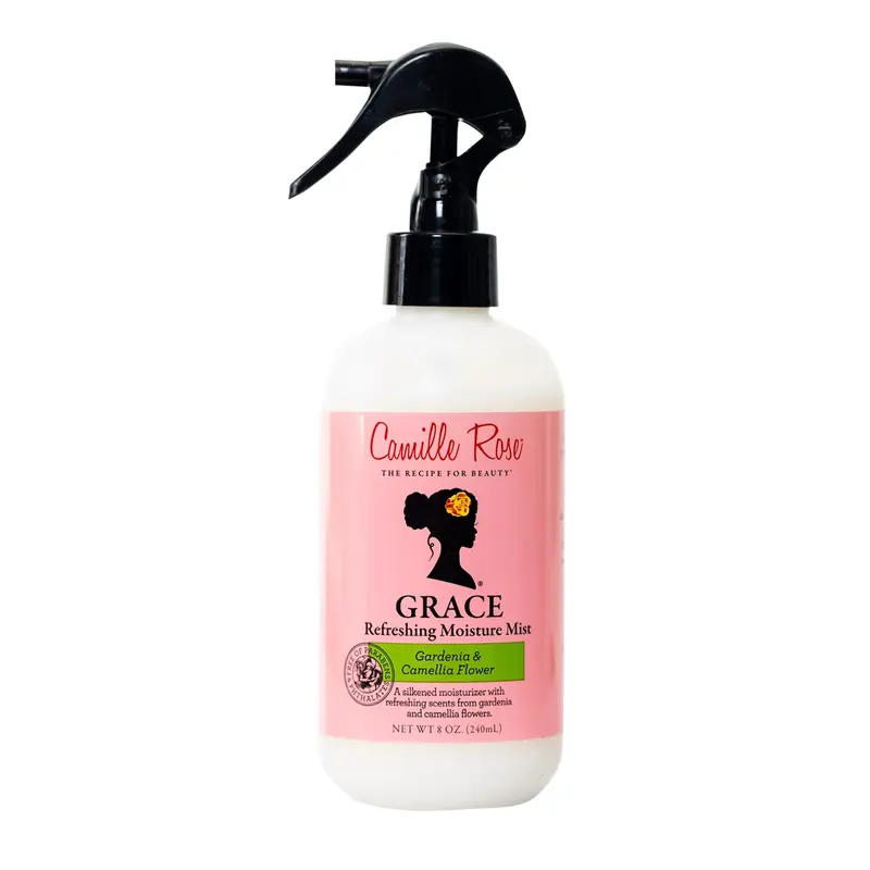 Camille Rose Grace – Brume Hydratante Rafraîchissante pour Cheveux, 236 ml