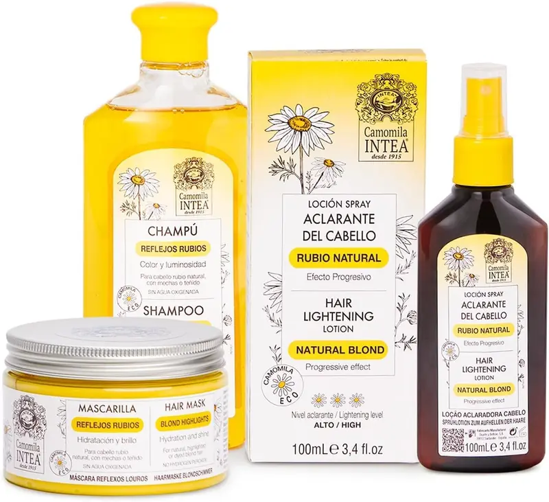 Camomille Intea – Éclaircissant cheveux 3-en-1, blond naturel