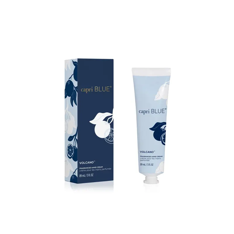 Capri Blue Crème Mains Hydratante Flora Edit – Format Voyage, Volcano – 3 oz
