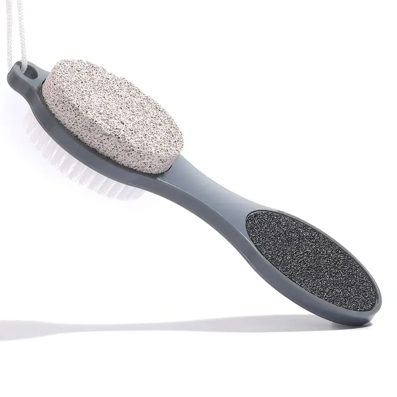 CAREHOOD Lime à Callosités 4-en-1 — Kit pédicure pour pieds à domicile (gris)