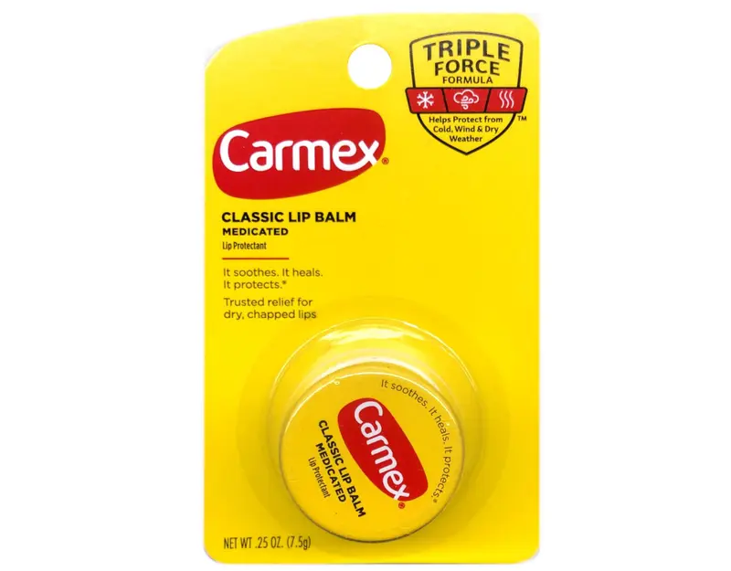 Carmex Baume Lèvres Classique Médicamenteux 0,25 oz (7 g) — Lot de 12