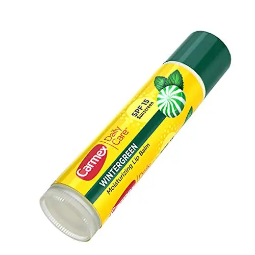 Carmex Stick Soin Quotidien Lèvres – Menthe-des-bois, SPF 15, Résistant à l'eau 80 min