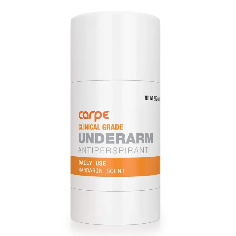 Carpe Déodorant Clinique – Contrôle de la transpiration et des odeurs (Mandarine)