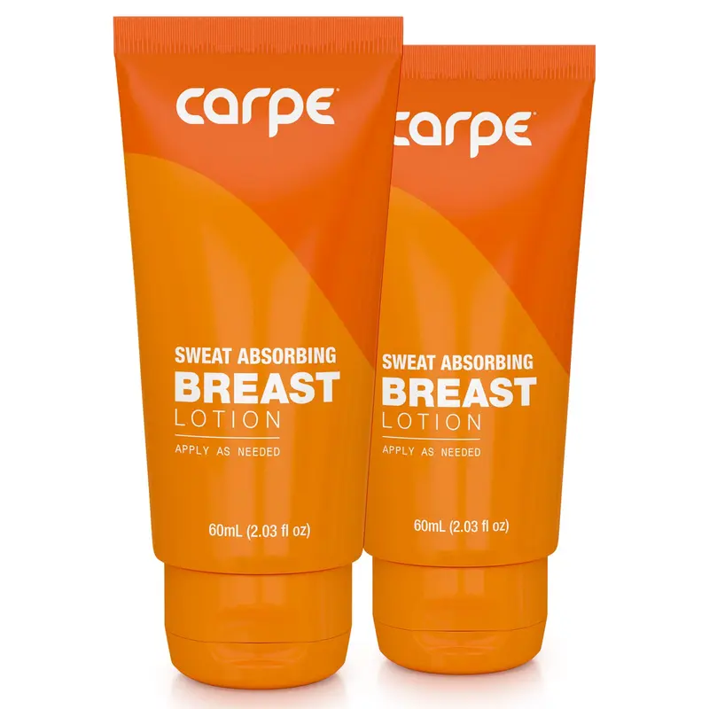 Carpe Poitrine Sans Transpiration (Pack de 2) – Lotion absorbante pour garder les plis au sec