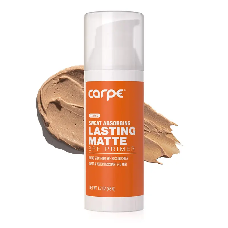 Carpe Primer Visage SPF30 – Base minérale, matifiante et teintée pour peau grasse