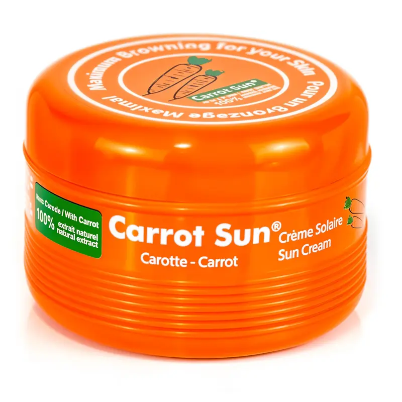 Carrot Sun Accélérateur de Bronzage – Gel Carotène Intensif 350 ml, Huile de Carotte – Lotion Auto-Bronzante Sans SPF0