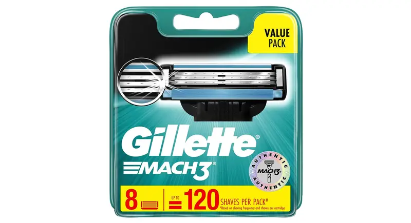 Cartouches de rasoir Gillette Mach3 – Recharge 8 pièces