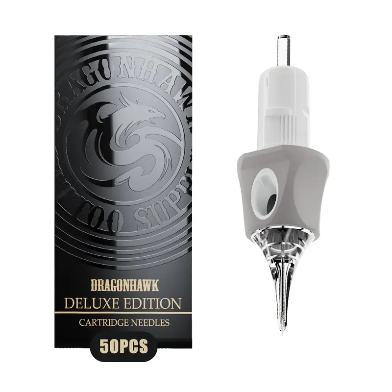 Cartouches Dragonhawk Aiguille 0603RL – Glisse Extra Lisse, Round Liner, Lot de 50