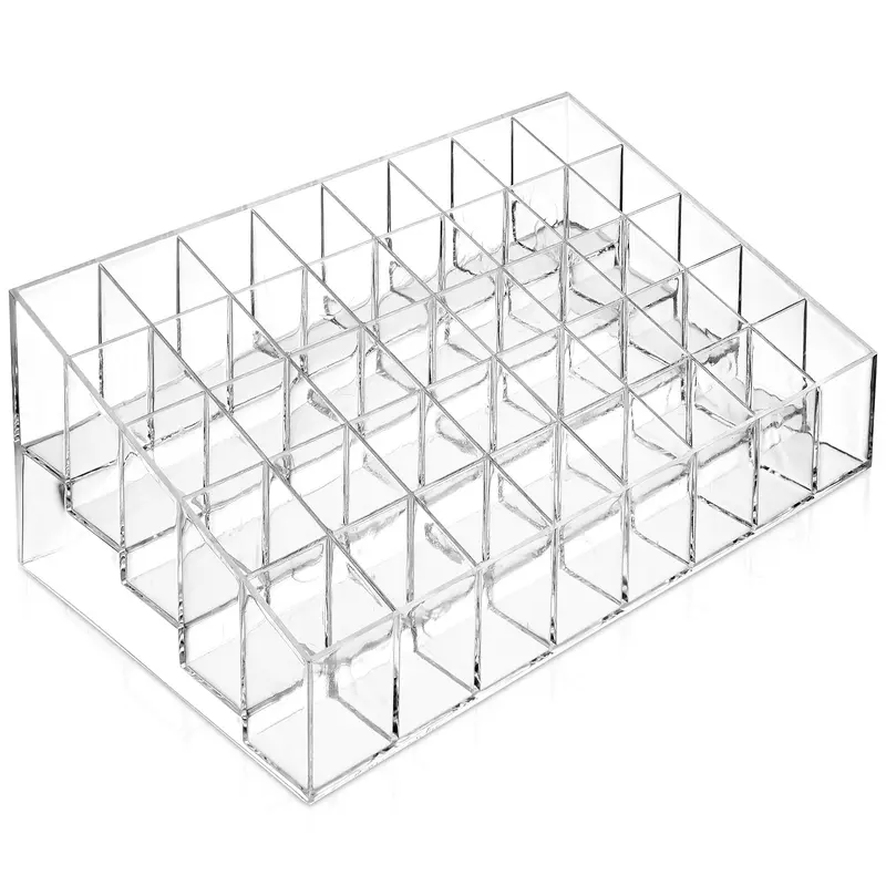 Casafield Organisateur Acrylique 40 Emplacements – Rouges à Lèvres et Maquillage – Clair