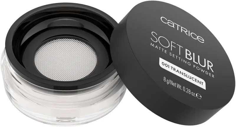 Catrice | Poudre libre Soft Blur – Fini airbrush mat et floutant | Longue tenue, sans flash | Vegan & Cruelty-free (001 | Translucide)
