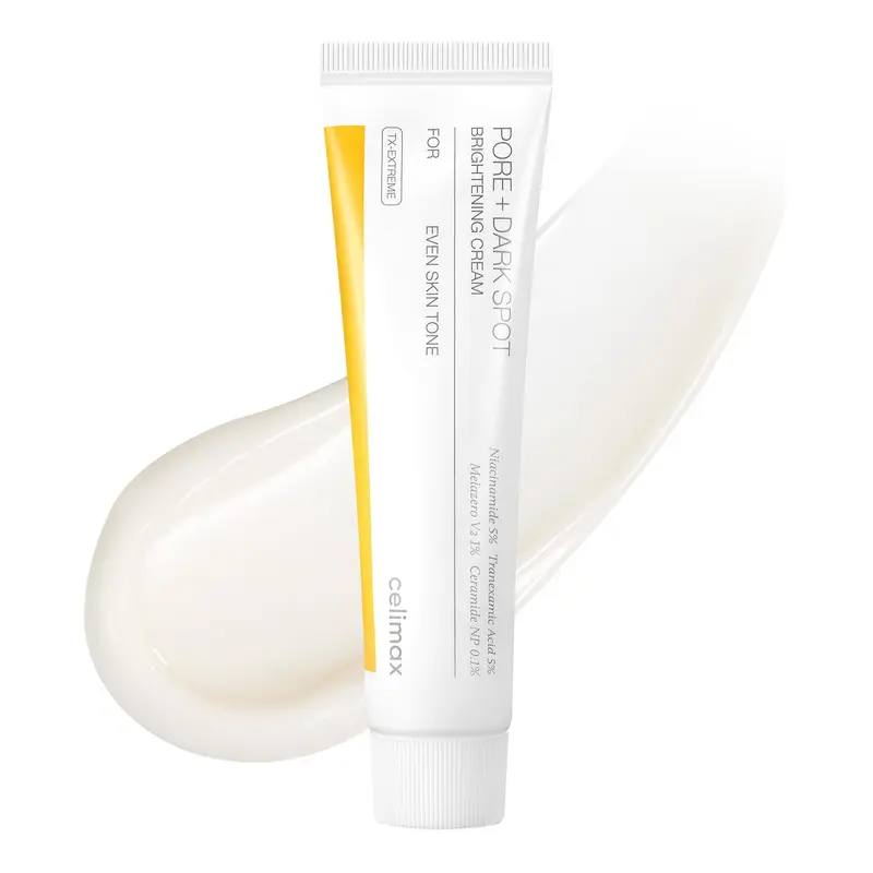 Celimax Crème Éclaircissante Pore+Dark Spot – Niacinamide 5% et Acide tranexamique 5%, 35 ml