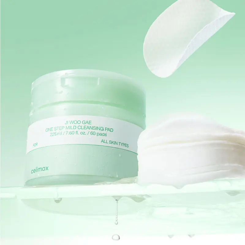 celimax JI WOO GAE Lingettes nettoyantes douces en une étape 225 ml/60 unités