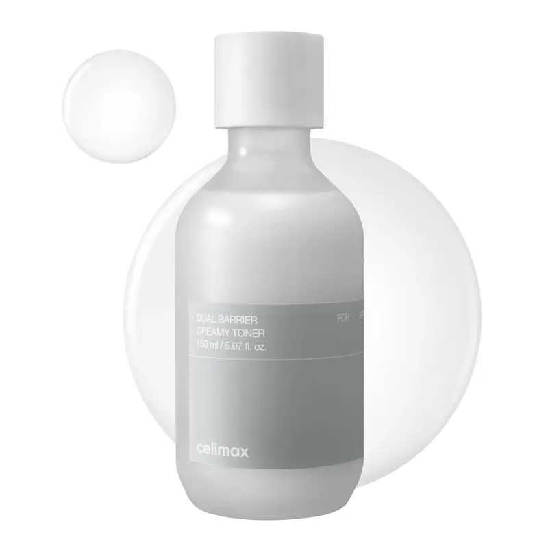 celimax Tonique Crème Double Barrière – céramides, peptides, sans huile ni alcool, tonique visage hydratant 150 ml